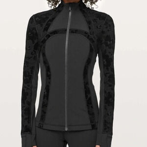 Lululemon RARE Special Edition Define Jacket Flocked in Black Size: 4